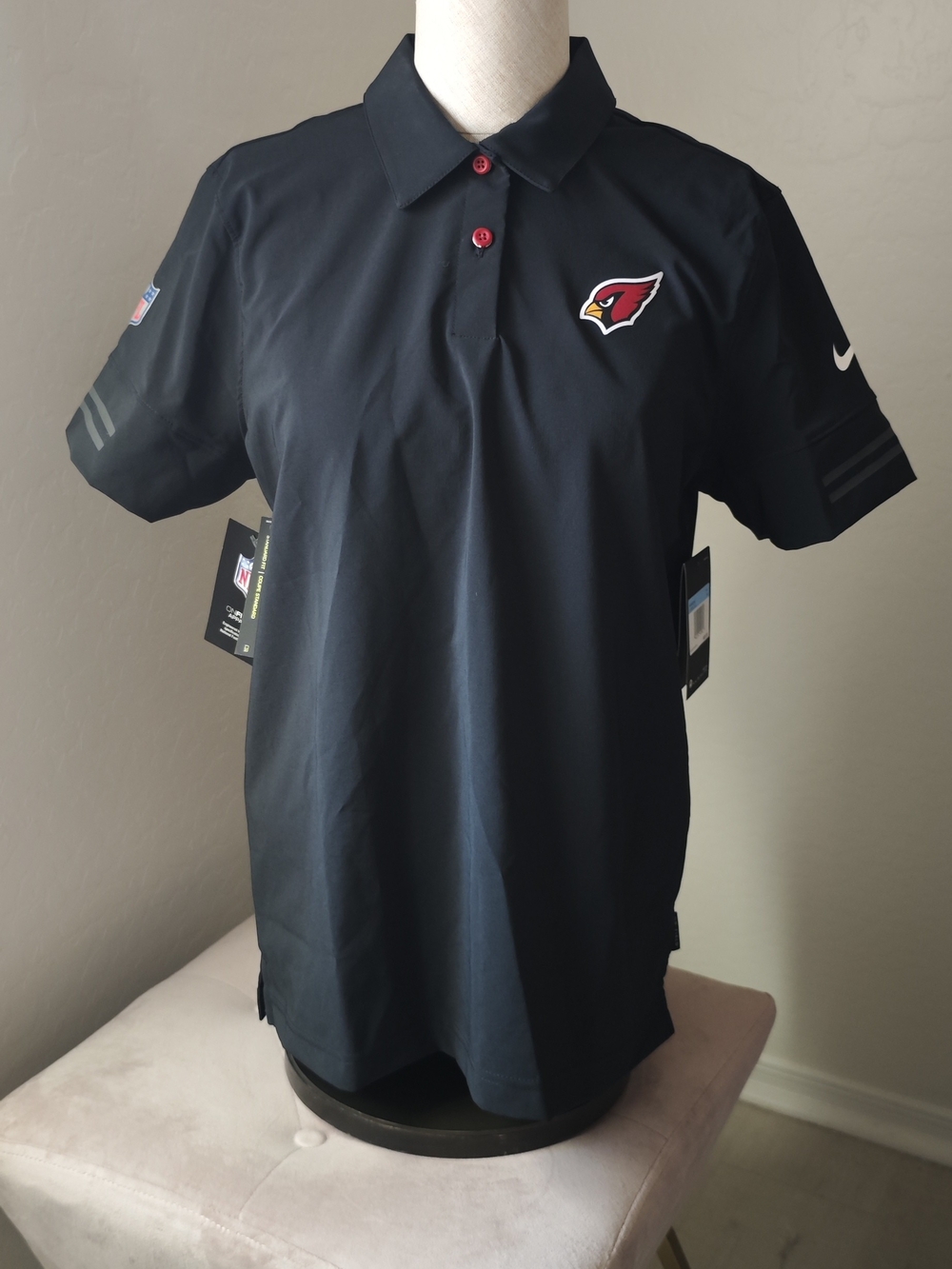 NWT Nike Arizona Cardinals Women's Dri-FIT Polo M
